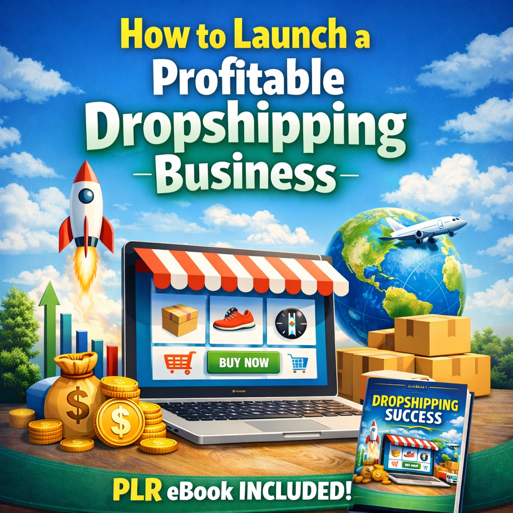 How to Launch a Profitable Dropshipping Business: PLR eBook Included