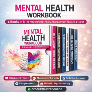 Mental Health Workbook 6 Books in 1 The Attachment Theory, Abandonment Anxiety