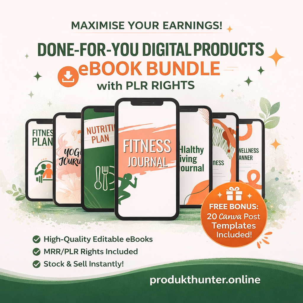 Done-for-You Digital Products eBook Bundle with PLR Rights