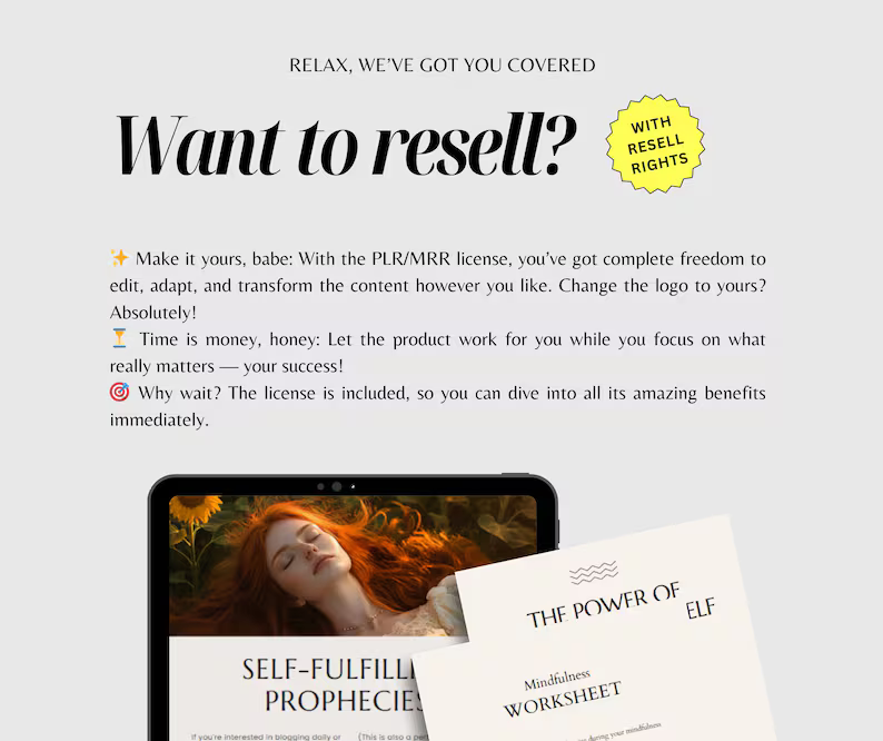 PLR Self Care eBook How To Love Your Self More :Happiness Through Self Care - Image 4