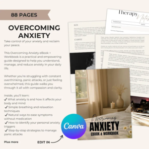 Mental Wellness and Self-Care PLR Bundle | Done-for-You eBooks and Workbooks | Mindset Coach Resources | Editable Canva Templates | Resell Rights Included