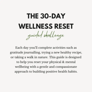 30-Day Wellness Reset eBook – Includes MRR + PLR License | Digital Download and Editable Canva Template for Wellness Coaches