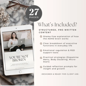 ADHD Is Not a Moral Failing: A Practical Coaching Guide