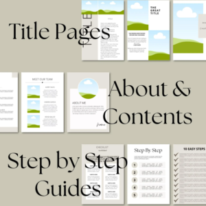 Ultimate 150 Canva eBook & Course Workbook Templates: Includes Guide on How to Create an eBook
