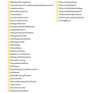 56 Spirituality PLR eBooks & Articles with Commercial Resell Rights